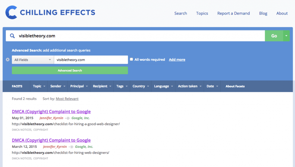 chilling-effects-dmca-notices-search