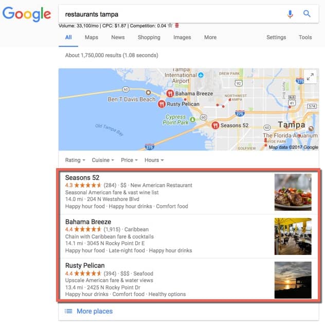 google local pack