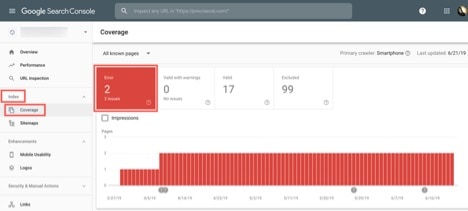 google-search-console-errors