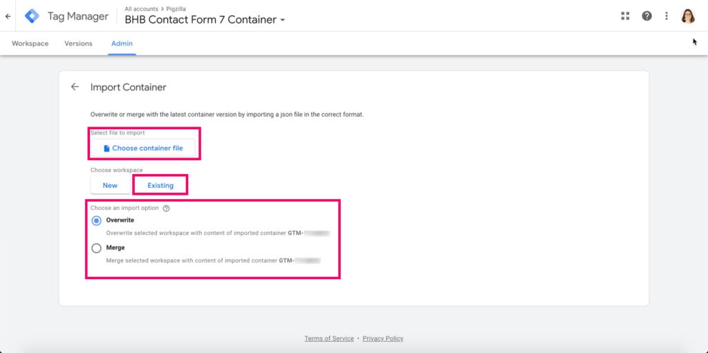 import-gtm-container