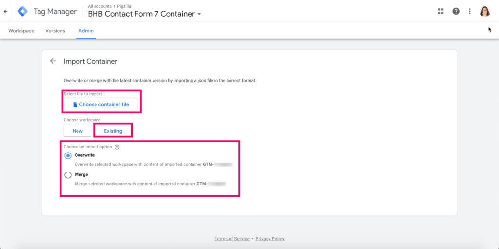 import-gtm-container