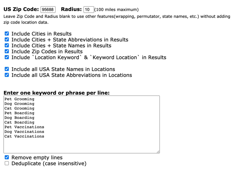 local-keyword-list-creator