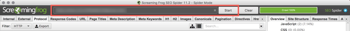 screaming-frog-crawling-website